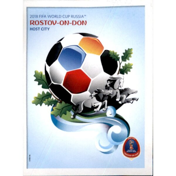 Panini WM 2018 - Sticker 25 - Rostov-On-Don - Poster der Spielorte