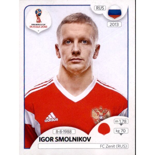 Panini WM 2018 - Sticker 35 - Igor Smolnikov - Russland