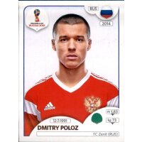 Panini WM 2018 - Sticker 49 - Dmitry Poloz - Russland
