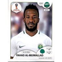 Panini WM 2018 - Sticker 71 - Fahad Al-Muwallad -...