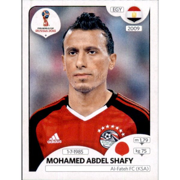 Panini WM 2018 - Sticker 81 - Mohamed Abdel Shafy - Ägypten