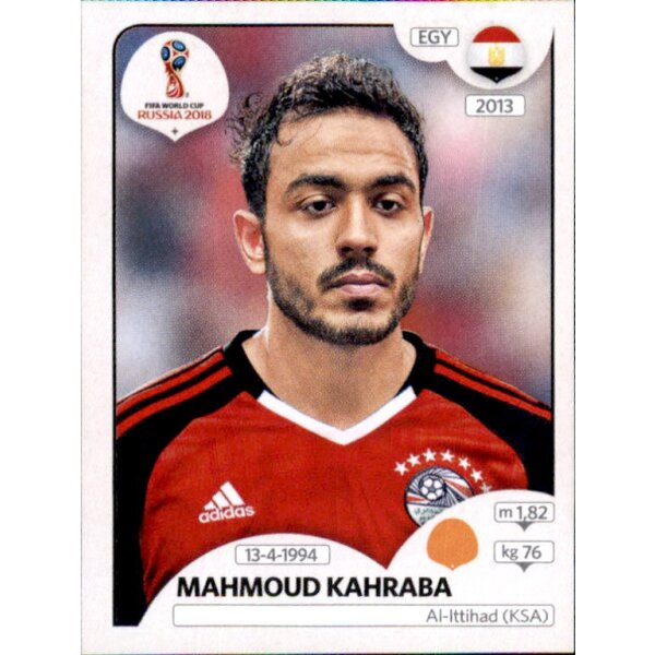 Panini WM 2018 - Sticker 84 - Mahmoud Kahraba - Ägypten