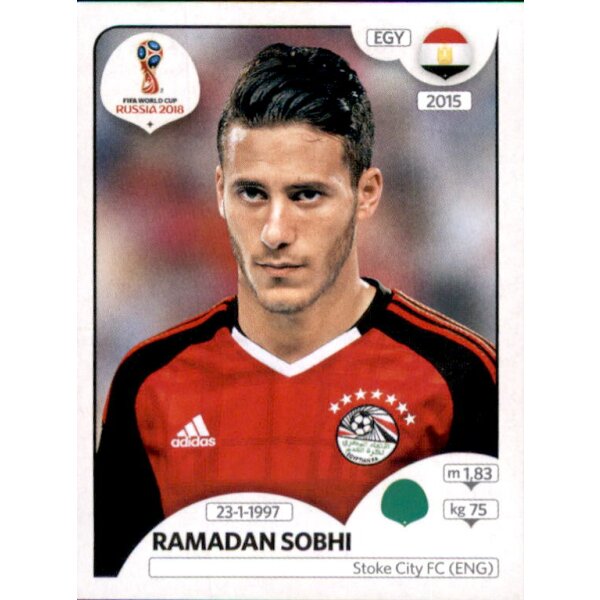 Panini WM 2018 - Sticker 88 - Ramadan Sobhi - Ägypten