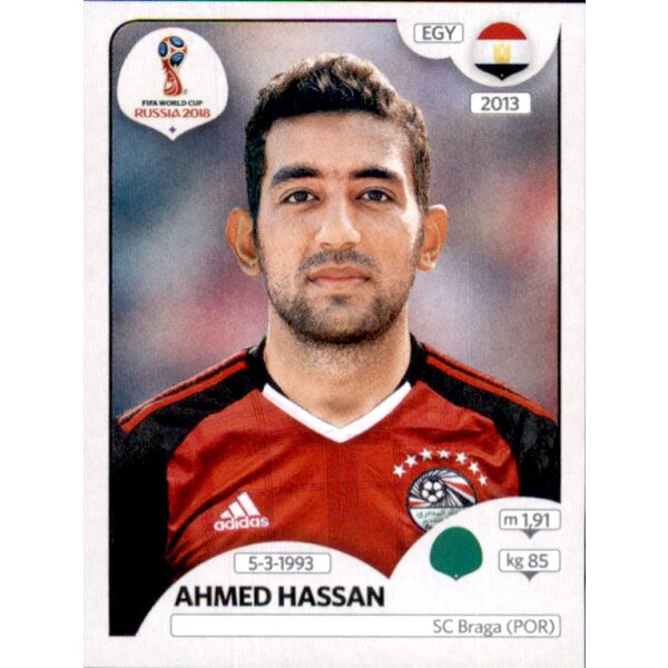 Panini WM 2018 - Sticker 89 - Ahmed Hassan - Ägypten