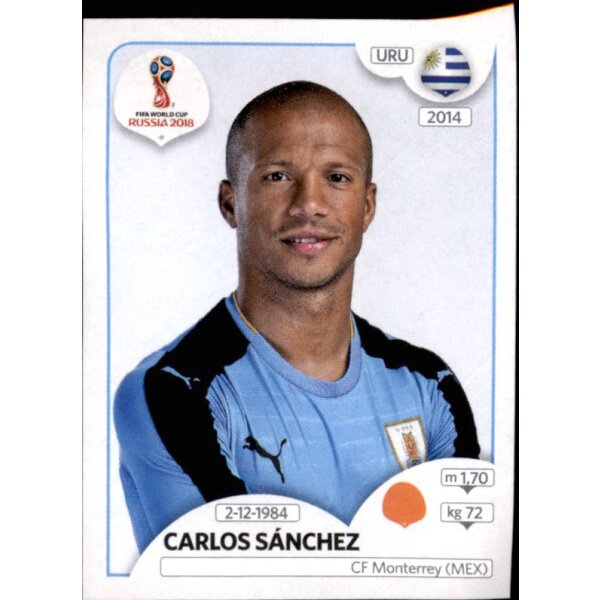 Panini WM 2018 - Sticker 105 - Carlos Sanchez - Uruguay