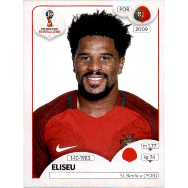 Panini WM 2018 - Sticker 118 - Eliseu - Portugal