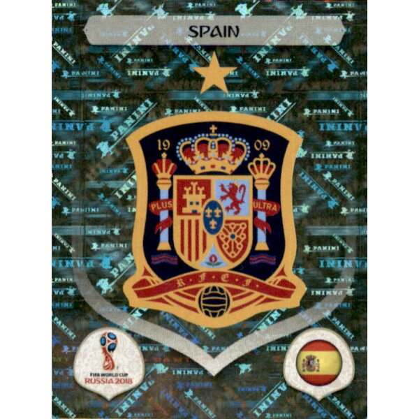 Panini WM 2018 - Sticker 132 - Spanien - Emblem - Spanien