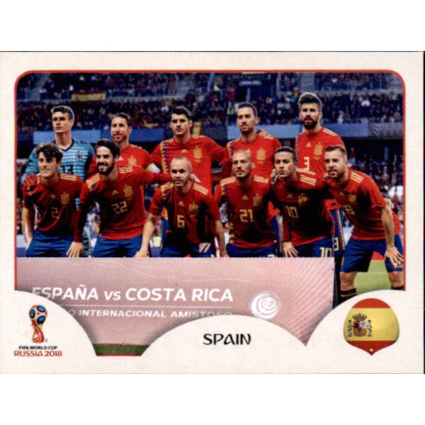 Panini WM 2018 - Sticker 133 - Spanien - Team - Spanien