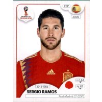 Panini WM 2018 - Sticker 139 - Sergio Ramos - Spanien