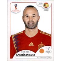 Panini WM 2018 - Sticker 146 - Andrés Iniesta -...