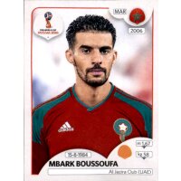 Panini WM 2018 - Sticker 161 - Mbark Boussoufa - Marokko