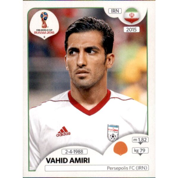 Panini WM 2018 - Sticker 184 - Vahid Amiri - Iran