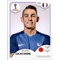 Panini WM 2018 - Sticker 196 - Lucas Digne - Frankreich