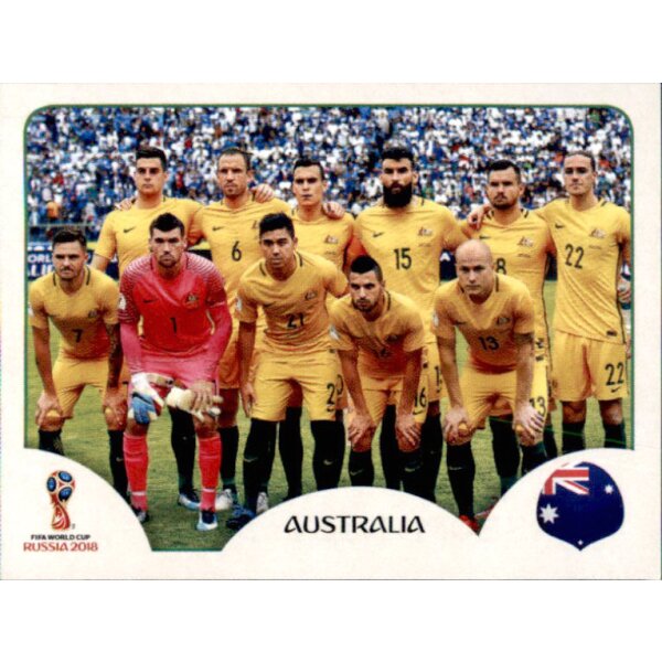 Panini WM 2018 - Sticker 213 - Australien - Team - Australien