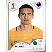 Panini WM 2018 - Sticker 228 - Tim Cahill - Australien