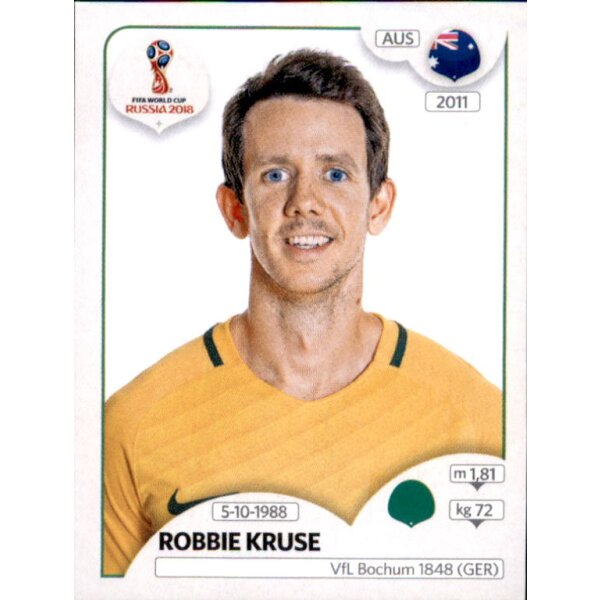 Panini WM 2018 - Sticker 231 - Robbie Kruse - Australien