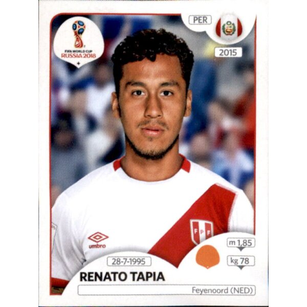 Panini WM 2018 - Sticker 243 - Renato Tapia - Peru