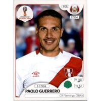 Panini WM 2018 - Sticker 248 - Paolo Guerrero - Peru