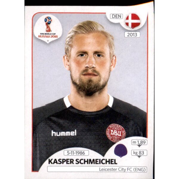 Panini WM 2018 - Sticker 254 - Kasper Schmeichel - Dänemark