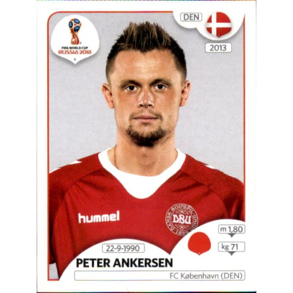 Panini WM 2018 - Sticker 261 - Peter Ankersen - Dänemark