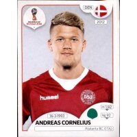 Panini WM 2018 - Sticker 271 - Andreas Cornelius -...