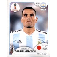 Panini WM 2018 - Sticker 275 - Gabriel Mercado - Argentinien