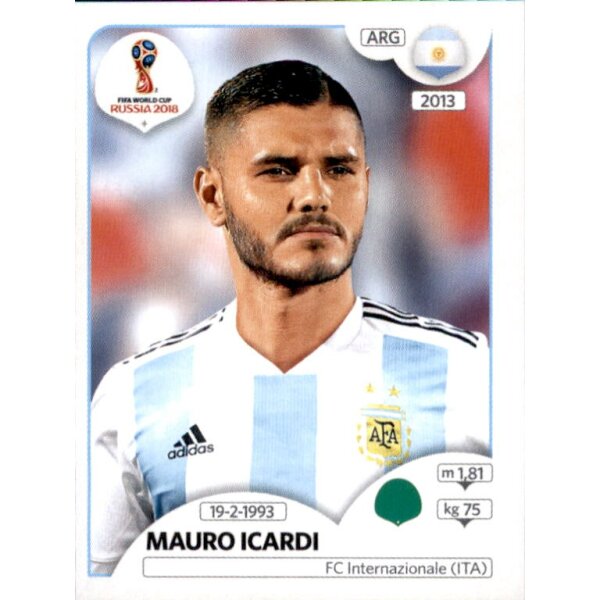 Panini WM 2018 - Sticker 287 - Mauro Icardi - Argentinien