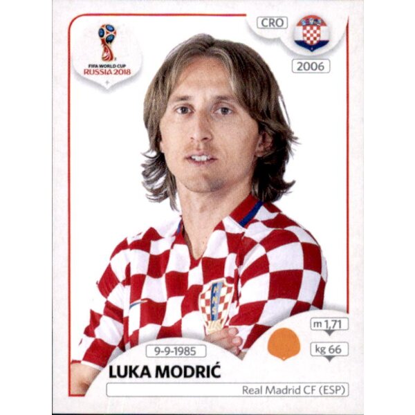 Panini WM 2018 - Sticker 322 - Luka Modric - Kroatien