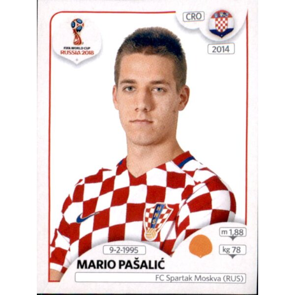 Panini WM 2018 - Sticker 325 - Mario Pašalic - Kroatien