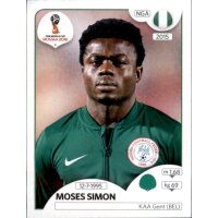 Panini WM 2018 - Sticker 348 - Moses Simon - Nigeria