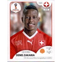 Panini WM 2018 - Sticker 384 - Denis Zakaria - Schweiz