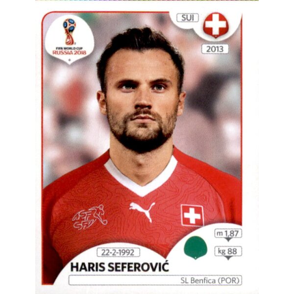 Panini WM 2018 - Sticker 389 - Haris Seferovic - Schweiz