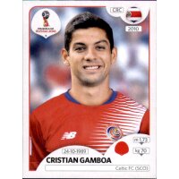 Panini WM 2018 - Sticker 396 - Cristian Gamboa - Costa Rica