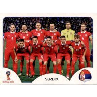 Panini WM 2018 - Sticker 413 - Serbien - Team - Serbien