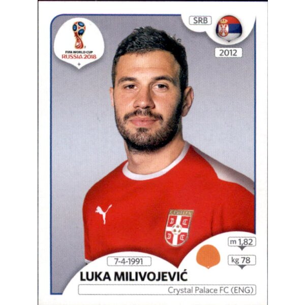 Panini WM 2018 - Sticker 425 - Luka Milivojevi? - Serbien