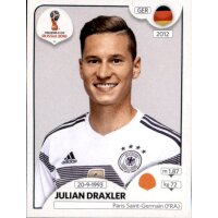 Panini WM 2018 - Sticker 440 - Julian Draxler - Deutschland