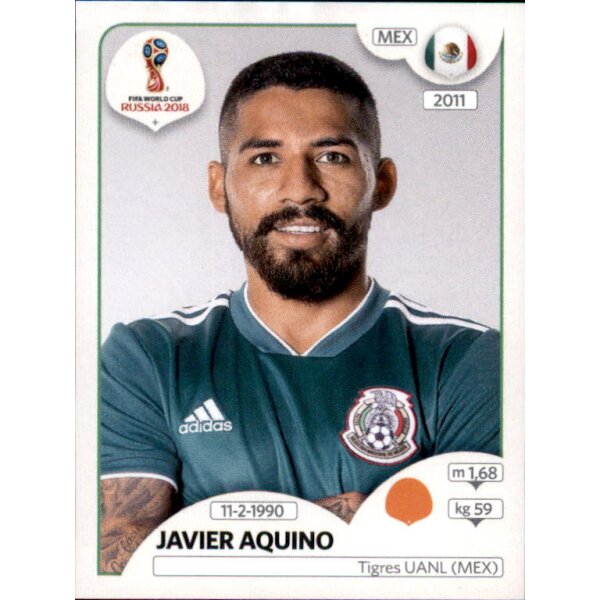 Panini WM 2018 - Sticker 465 - Javier Aquino - Mexico