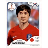 Panini WM 2018 - Sticker 497 - Kwak Taehwi - Südkorea