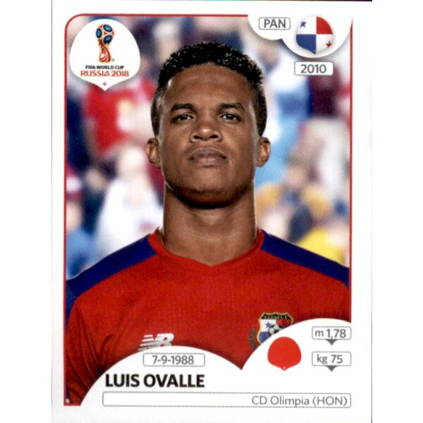 Panini WM 2018 - Sticker 541 - Luis Ovalle - Panama