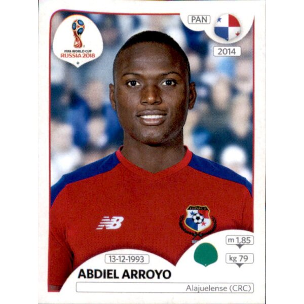 Panini WM 2018 - Sticker 551 - Abdiel Arroyo - Panama