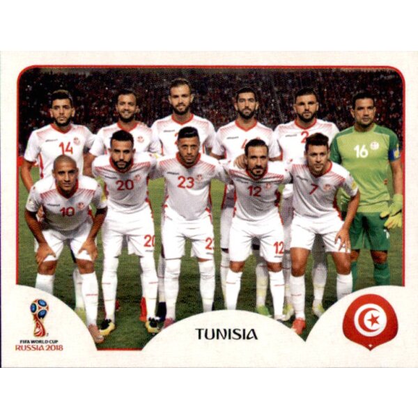 Panini WM 2018 - Sticker 553 - Tunesien - Team - Tunesien