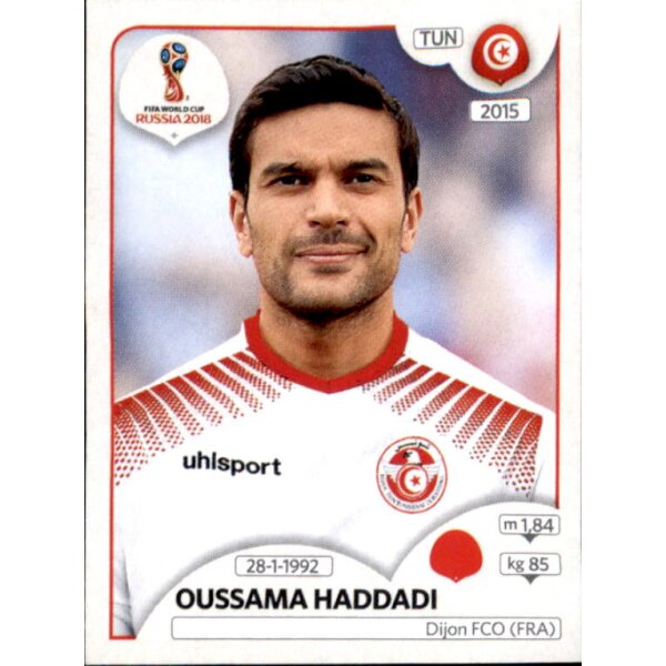 Panini WM 2018 - Sticker 560 - Oussama Haddadi - Tunesien