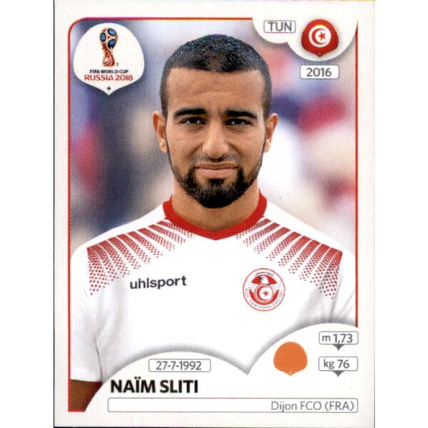 Panini WM 2018 - Sticker 565 - Naïm Sliti - Tunesien