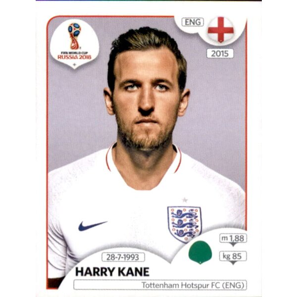 Panini WM 2018 - Sticker 589 - Harry Kane - England