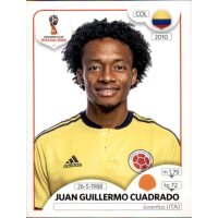 Panini WM 2018 - Sticker 641 - Juan Guillermo Cuadrado -...