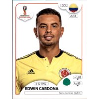 Panini WM 2018 - Sticker 649 - Edwin Cardona - Kolumbien