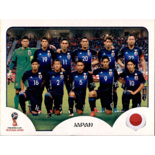 Panini WM 2018 - Sticker 653 - Japan - Team - Japan