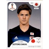 Panini WM 2018 - Sticker 660 - Gotoku Sakai - Japan