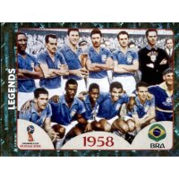 Panini WM 2018 - Sticker 672 - Brasilien - FIFA World Cup...