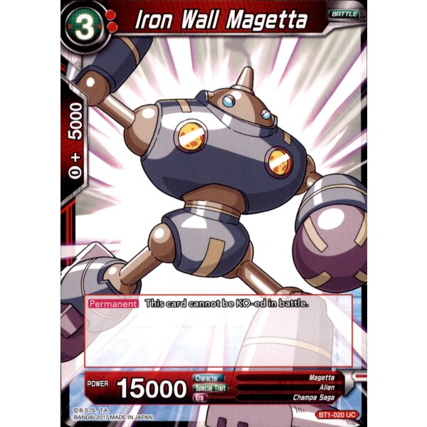 BT1-020 - Iron Wall Magetta